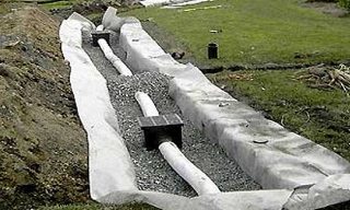 Глубинная дренажная система в Камышине от 936 руб. за метр с материалами